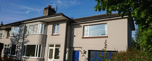 house rendering job