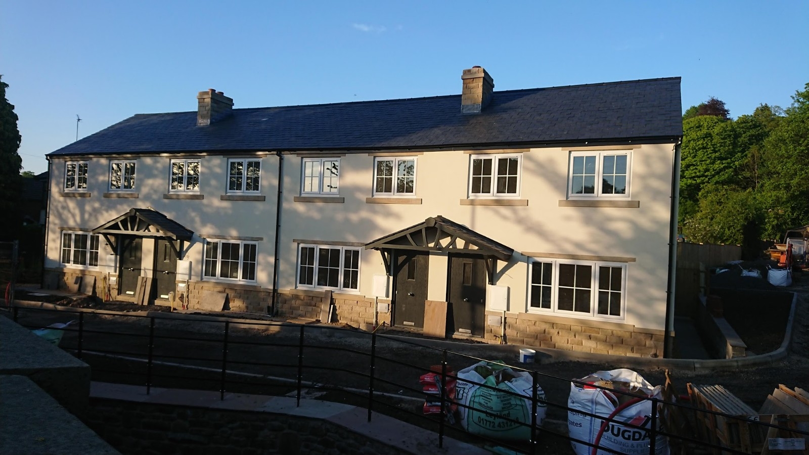 Spray Rend system house repair 6