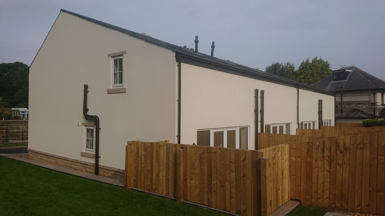Spray Rend system house repair 5